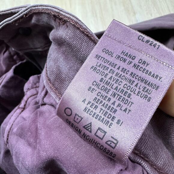 Joe’s Jeans Purple Mauve The Skinny Low Rise Stretch Casual Everyday Jeans 24 - Picture 16 of 16